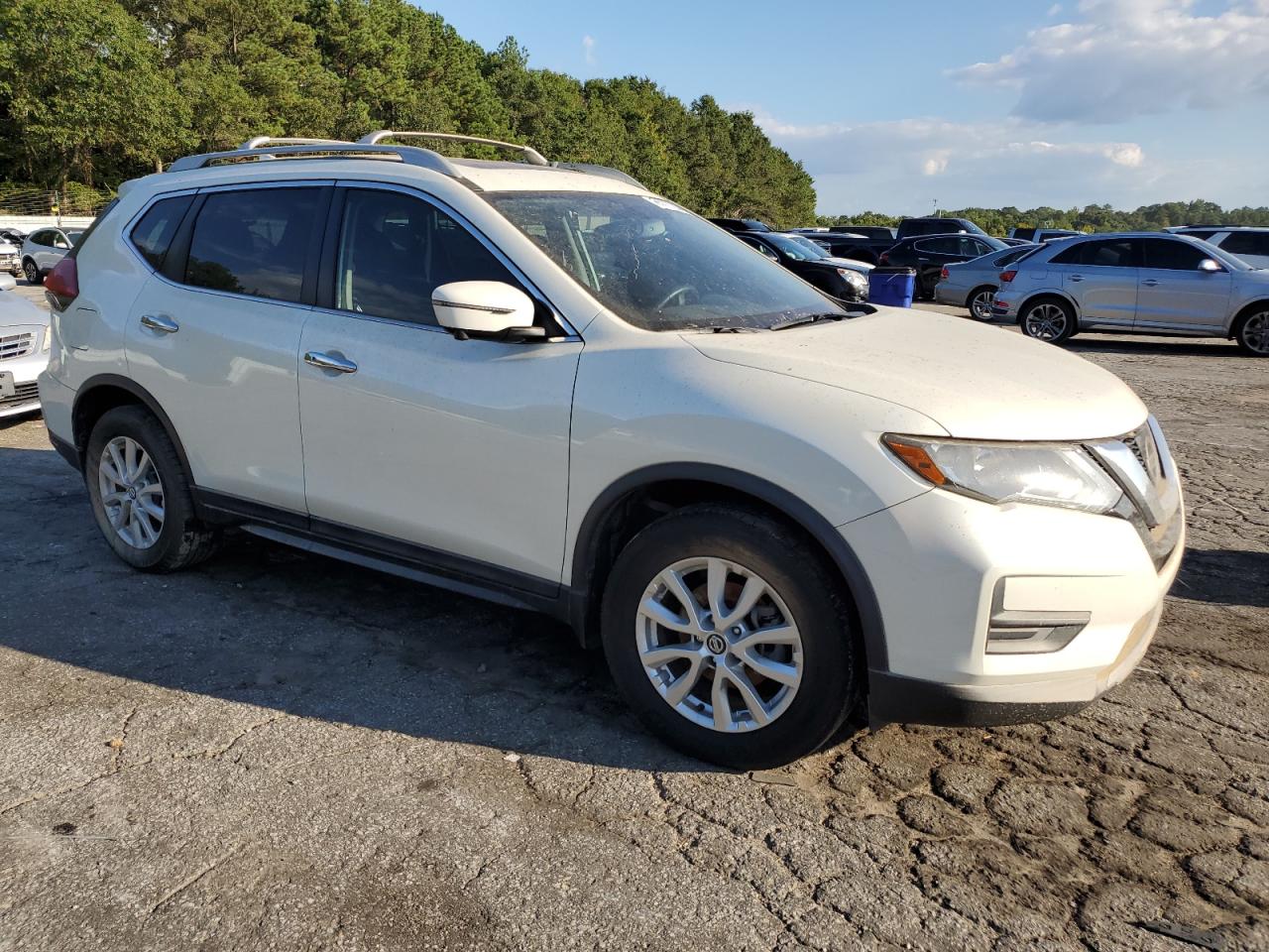 2017 Nissan Rogue VIN 5N1AT2MV6HC827651 Copart auction photo, water/flood damage thumbnail 4