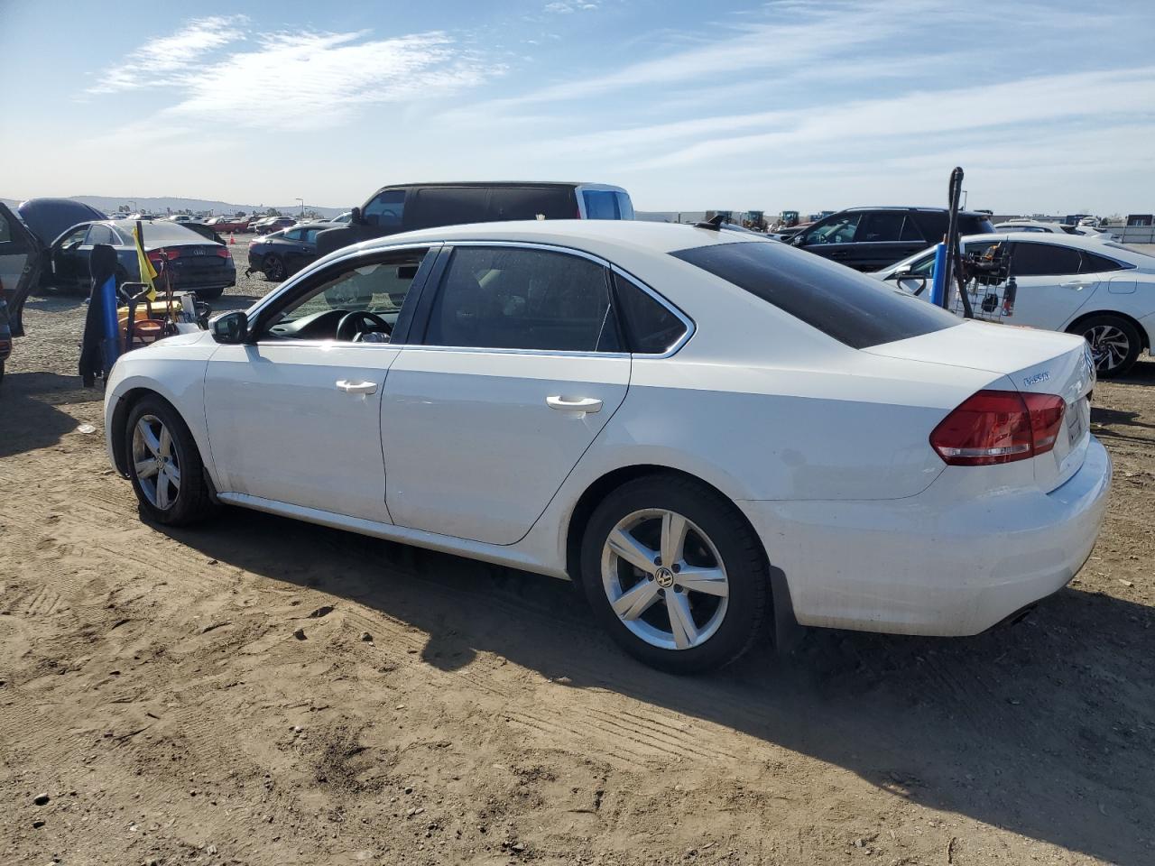 2014 Volkswagen Passat VIN 1VWBP7A36EC009259 Copart auction photo, all over damage thumbnail 2