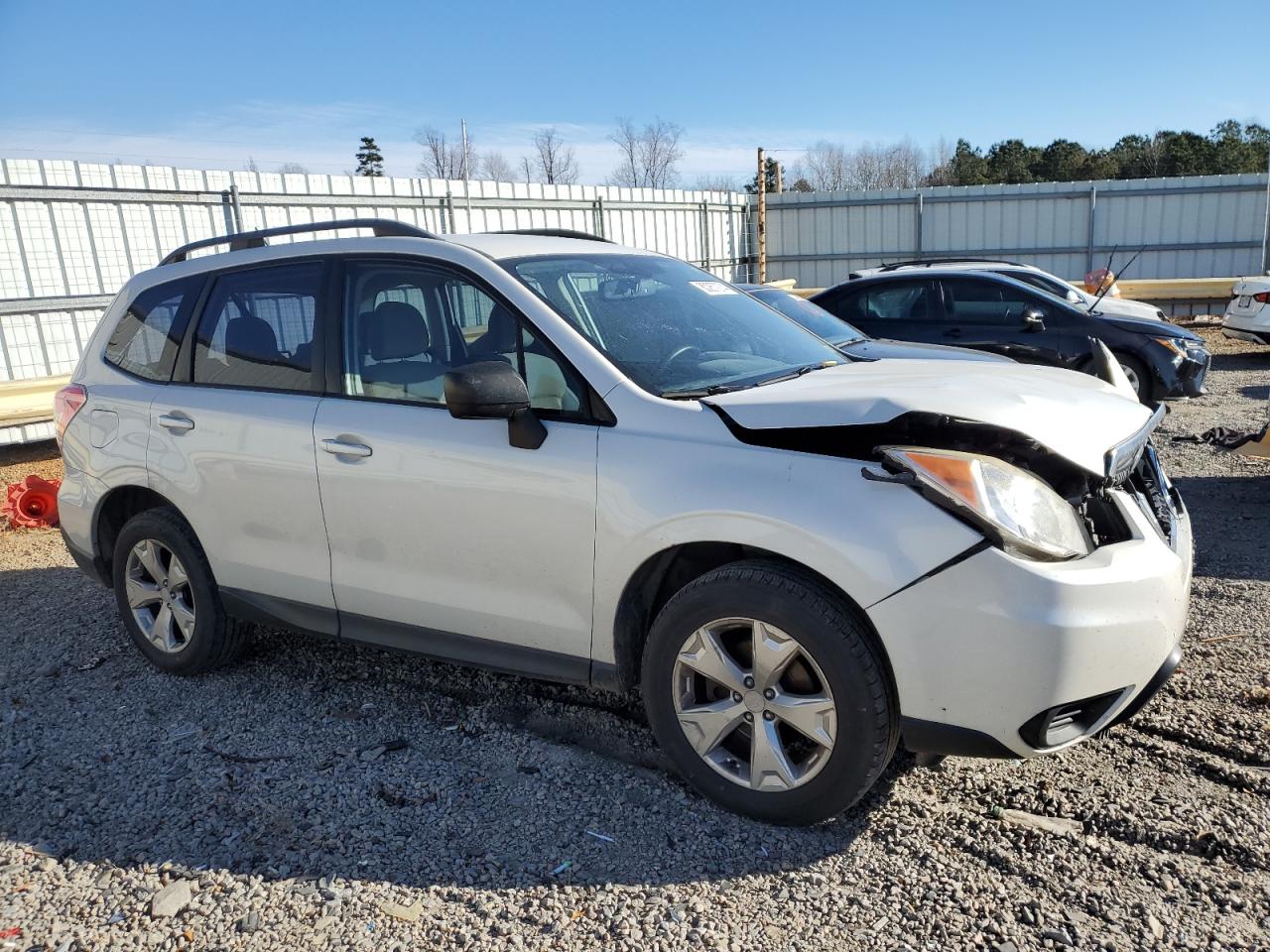 2015 Subaru Forester VIN JF2SJABC5FH416236 Copart auction photo, front end damage thumbnail 4