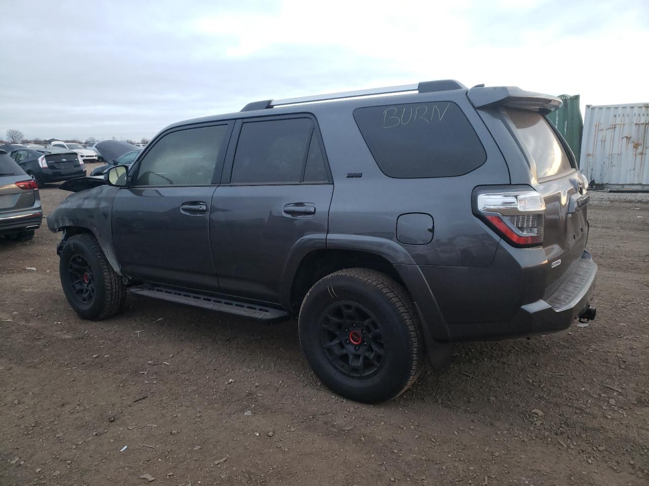2022 Toyota 4Runner VIN JTEEU5JR8N5273276 Copart auction photo, burn - engine / burn - interior damage thumbnail 2