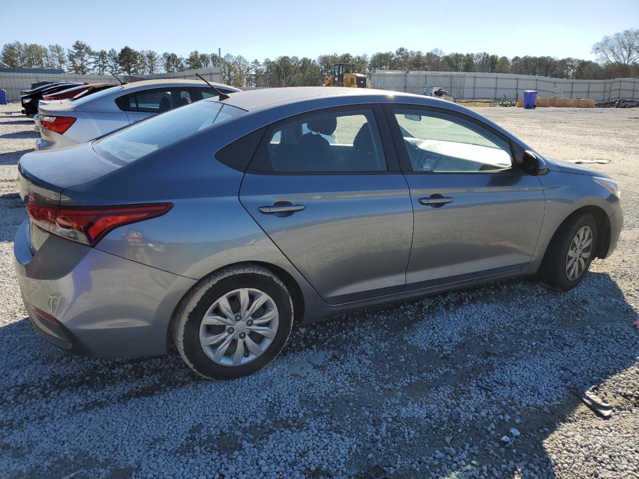 2020 Hyundai Accent VIN 3KPC24A60LE110155 Copart auction photo, side damage thumbnail 3