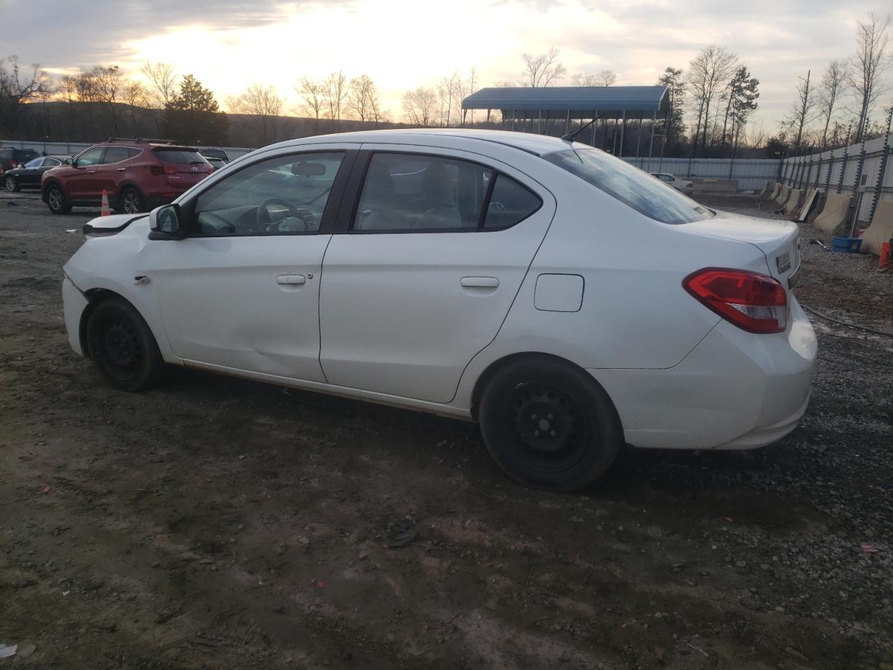 2017 Mitsubishi Mirage VIN ML32F3FJ0HHF07332 Copart auction photo, front end / rear end damage thumbnail 2
