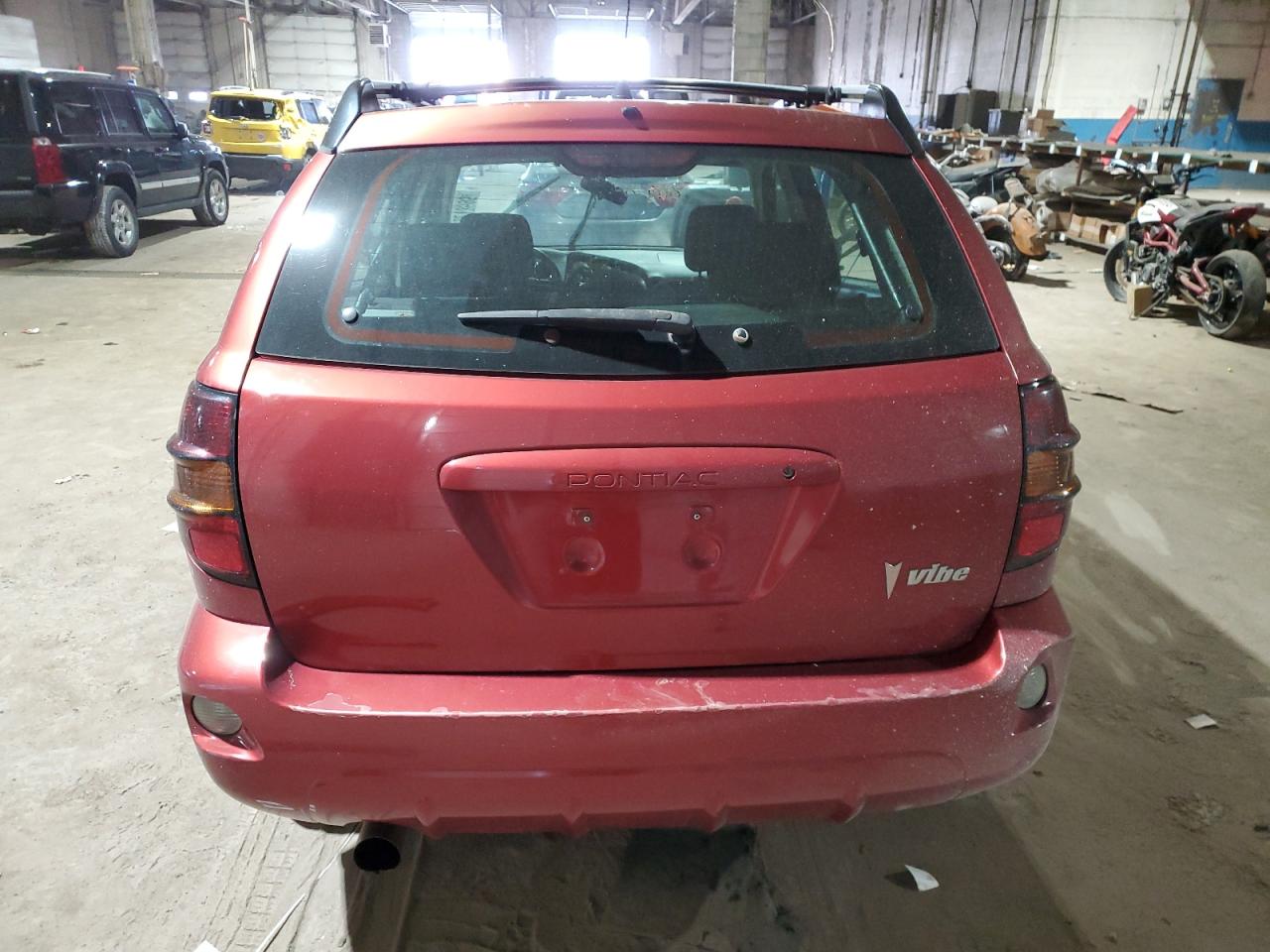 2004 Pontiac Vibe VIN 5Y2SL62844Z402790 Copart auction photo, front end / vandalism damage thumbnail 6