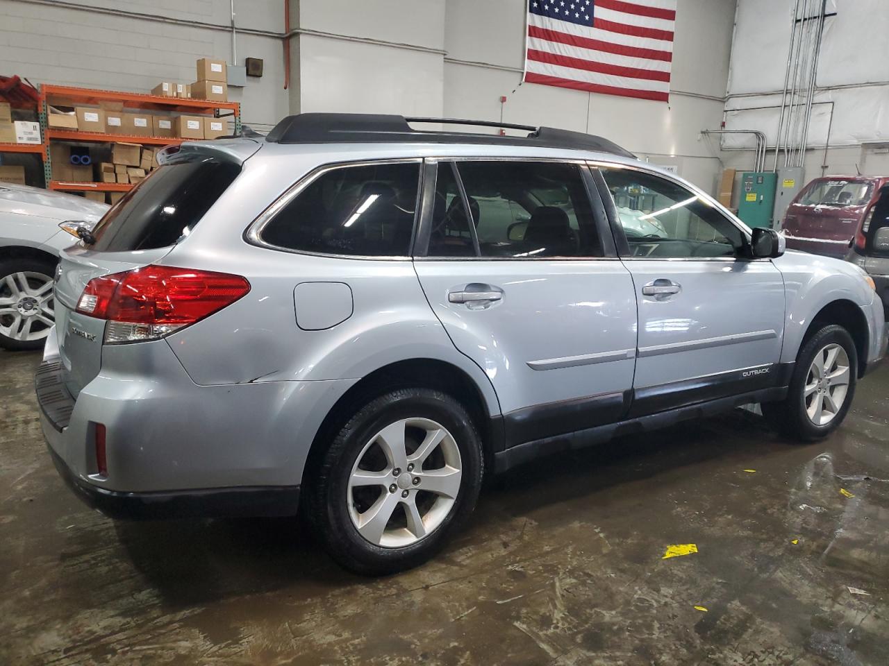 2014 Subaru Outback VIN 4S4BRCCCXE3234279 Copart auction photo, side / hail damage thumbnail 3