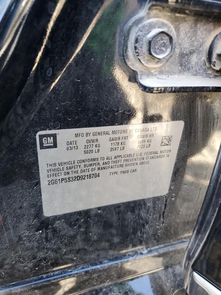 2013 Cadillac XTS VIN 2G61P5S32D9218704 Copart auction photo, rear end / minor dent/scratches damage thumbnail 14