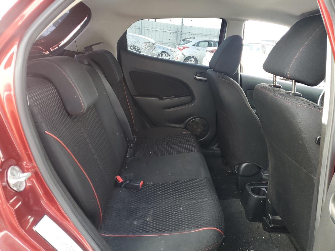 2014 Mazda 2 VIN JM1DE1LY5E0176463 Copart auction photo, rear end / hail damage thumbnail 11