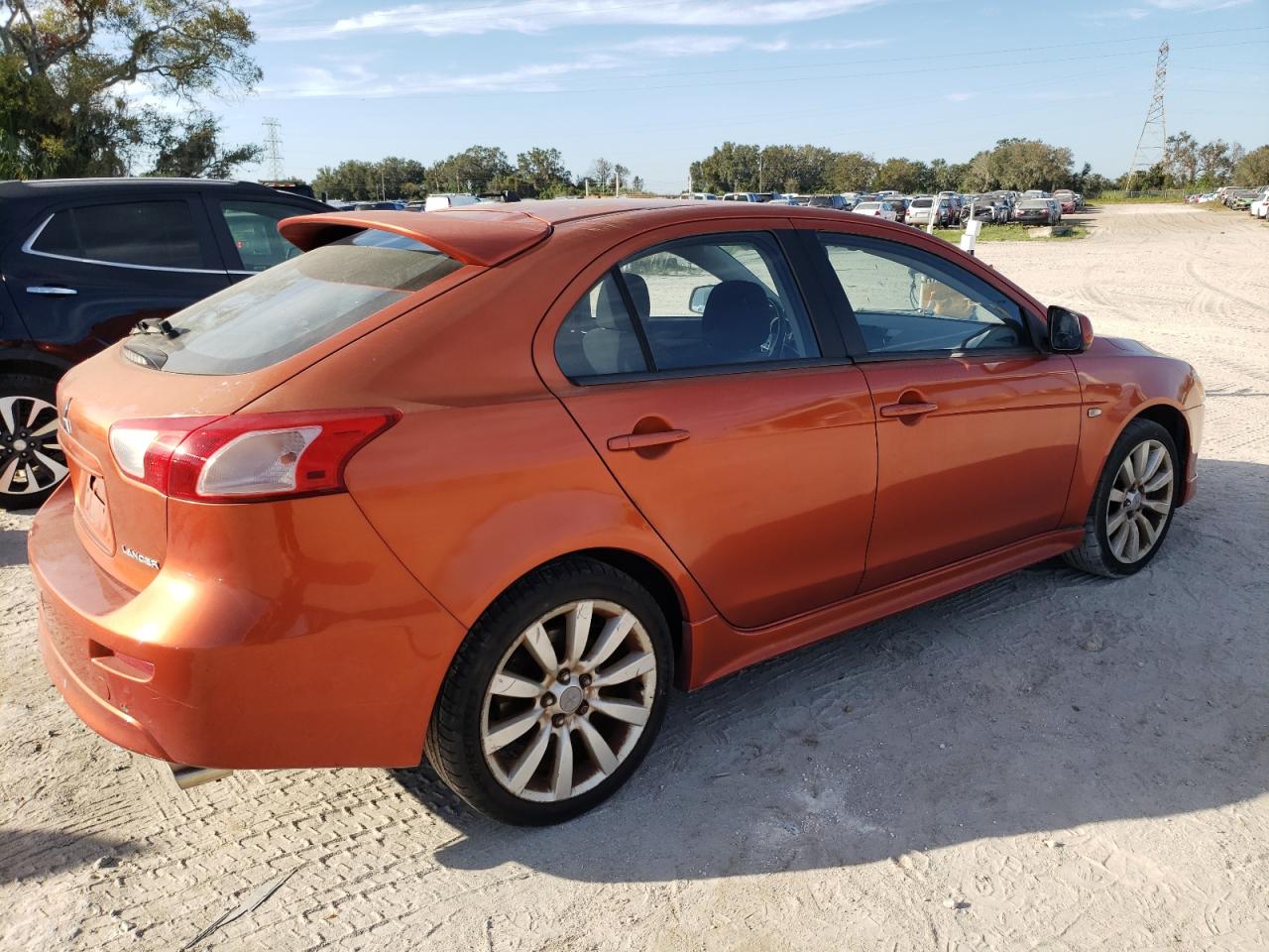 2010 Mitsubishi Lancer VIN JA32X8HW3AU009411 Copart auction photo, front end / side damage thumbnail 3