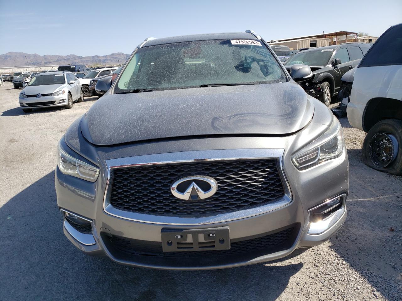 2019 Infiniti QX60 VIN 5N1DL0MM8KC530574 Copart auction photo, side damage thumbnail 5