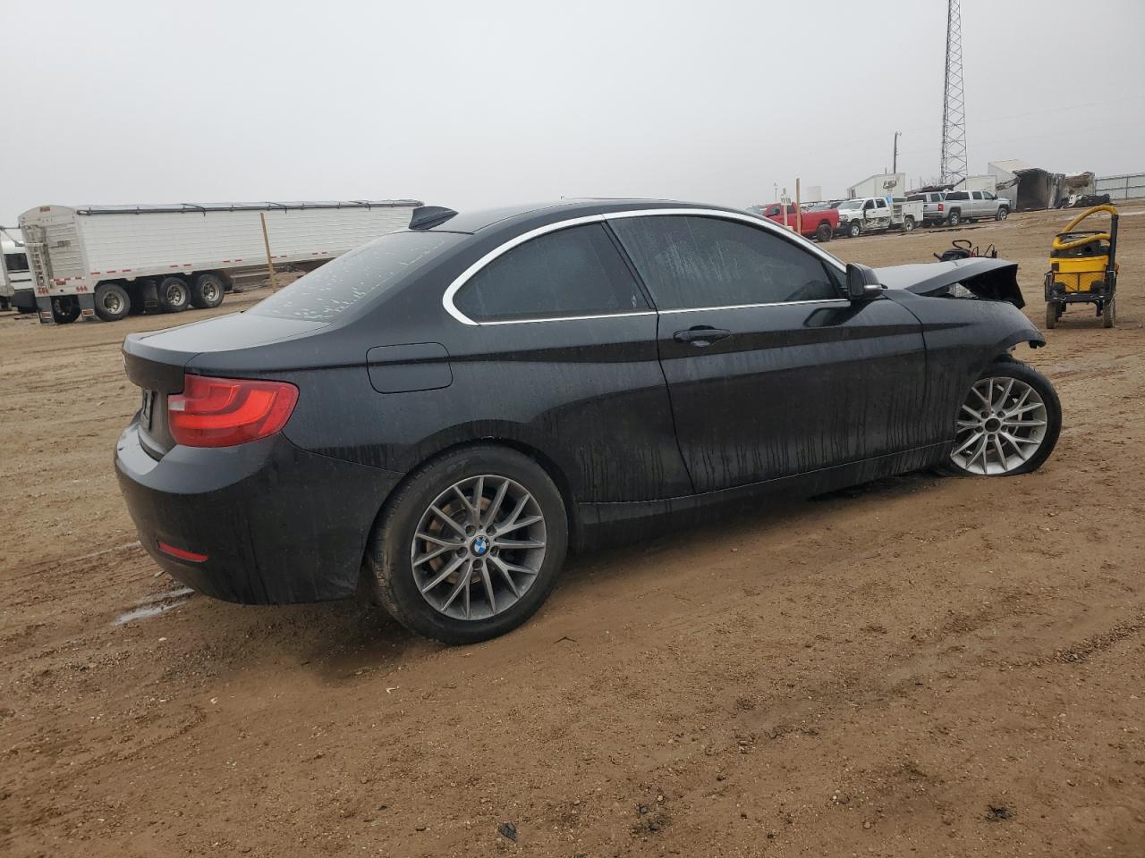 2014 BMW 2er VIN WBA1F5C5XEVV99178 Copart auction photo, front end damage thumbnail 3