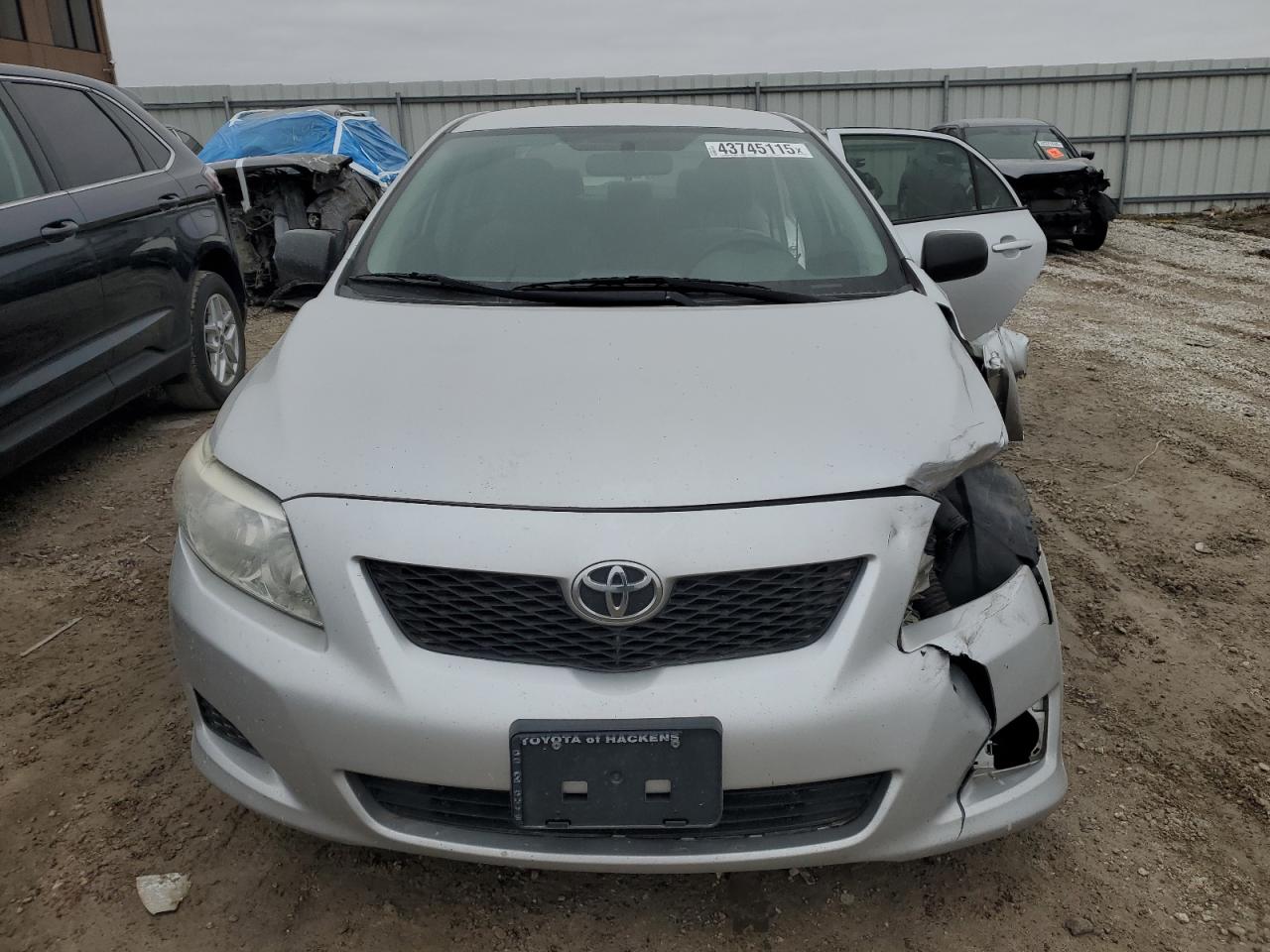 2010 Toyota Corolla VIN JTDBU4EE5AJ070520 Copart auction photo, front end damage thumbnail 5