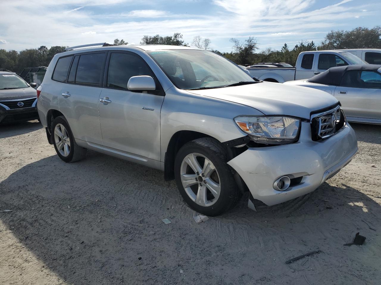 2008 Toyota Highlander VIN JTEDS42A282026698 Copart auction photo, front end damage thumbnail 4