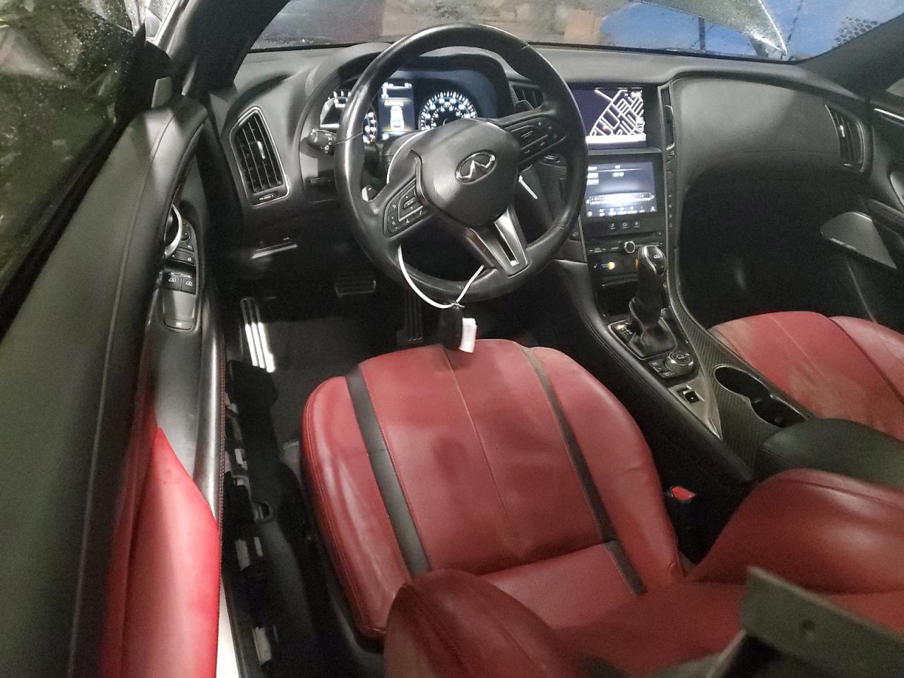 2021 Infiniti Q60 VIN JN1FV7LL0MM560404 Copart auction photo, side damage thumbnail 8