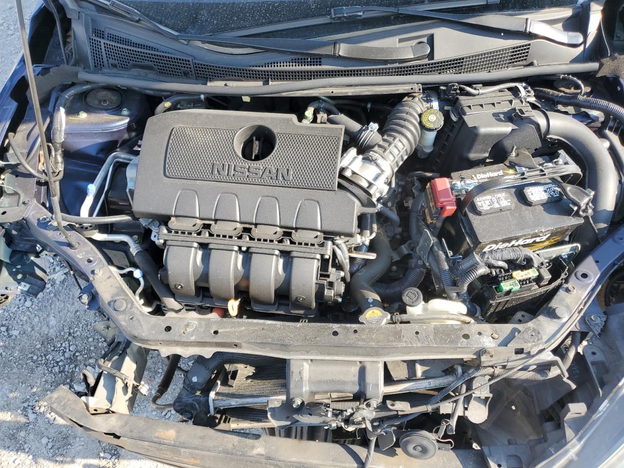 2016 Nissan Sentra VIN 3N1AB7AP6GY331445 Copart auction photo, front end / undercarriage damage thumbnail 12
