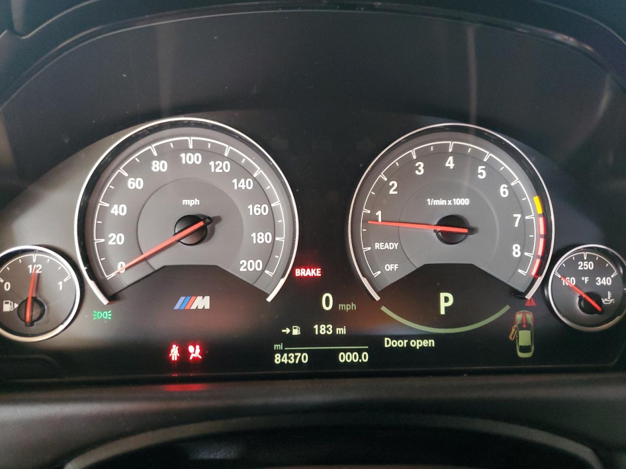 2015 BMW M4 VIN WBS3R9C57FK332375 Copart auction photo, front end / side damage thumbnail 9