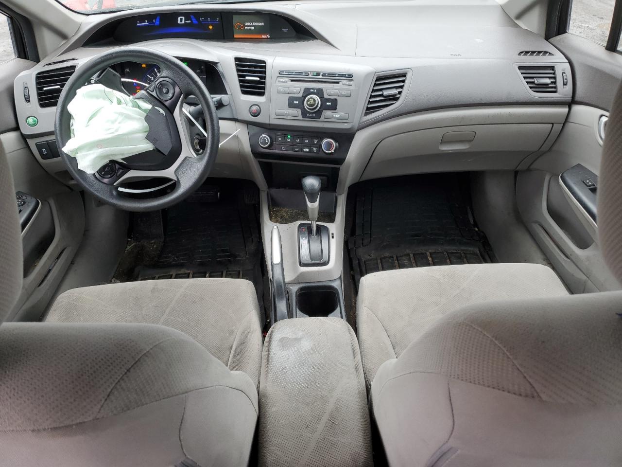 2012 Honda Civic VIN 2HGFB2F50CH592388 Copart auction photo, front end / minor dent/scratches damage thumbnail 8