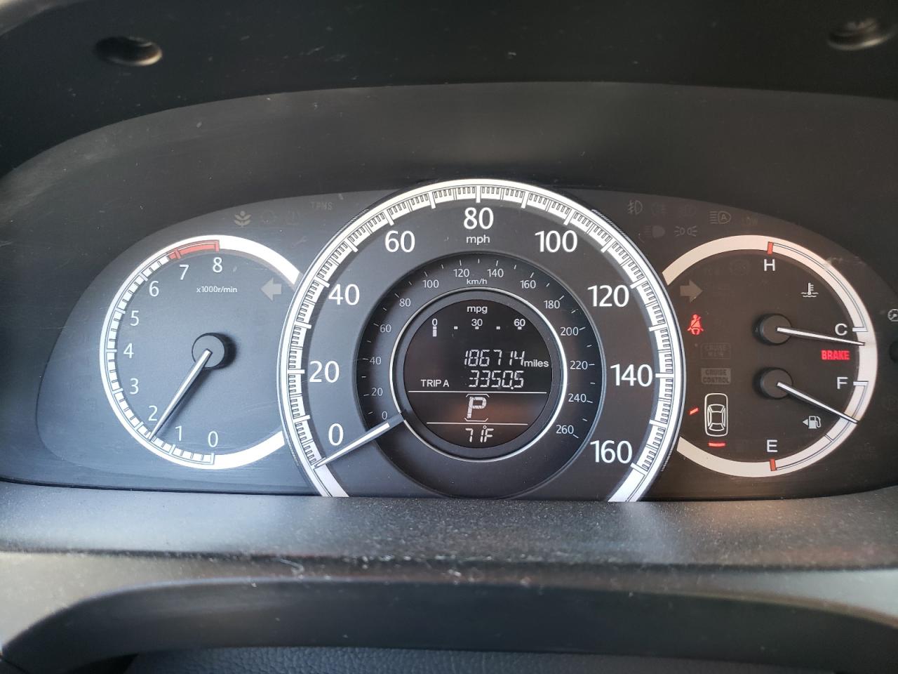 2013 Honda Accord VIN 1HGCR2F33DA164831 Copart auction photo, rear end / front end damage thumbnail 9