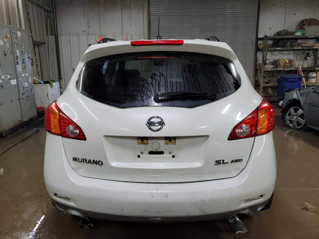 2009 Nissan Murano VIN JN8AZ18W19W157334 Copart auction photo, rear end / minor dent/scratches damage thumbnail 6