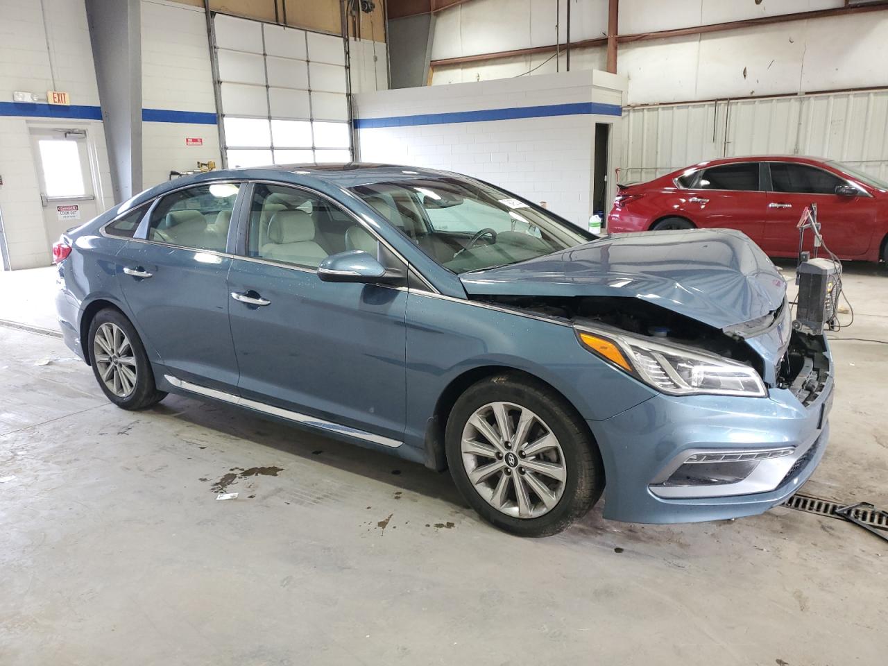 2017 Hyundai Sonata VIN 5NPE34AF6HH533430 Copart auction photo, front end damage thumbnail 4