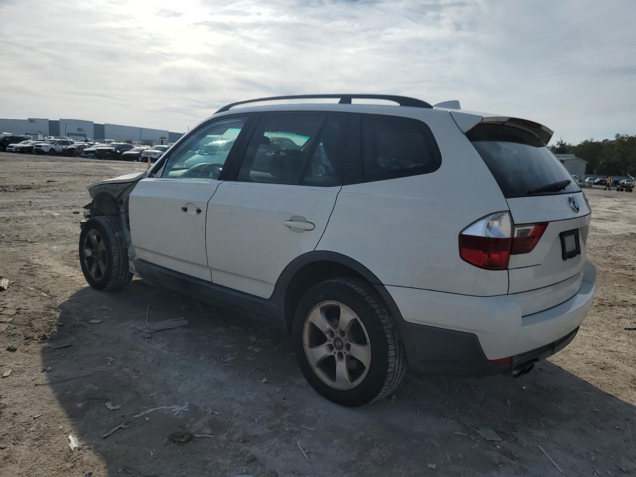 2008 BMW X3 VIN WBXPC93498WJ14311 Copart auction photo, frame damage damage thumbnail 2