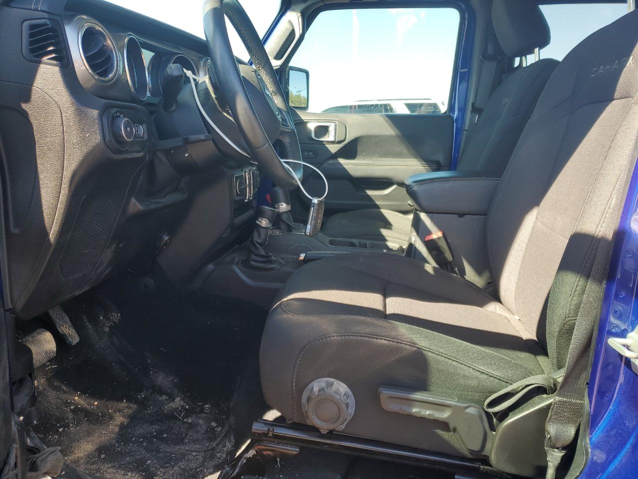 2019 Jeep Wrangler VIN 1C4HJXEG0KW548627 Copart auction photo, frame damage damage thumbnail 7