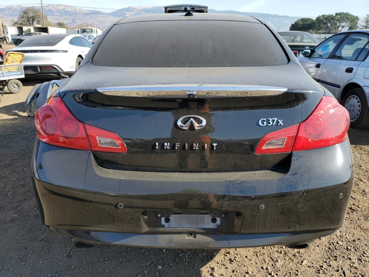 2013 Infiniti G VIN JN1CV6AR9DM758158 Copart auction photo, vandalism damage thumbnail 6