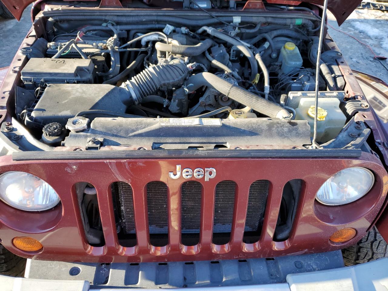 2008 Jeep Wrangler VIN 1J8GA591X8L604713 Copart auction photo, rear end damage thumbnail 12