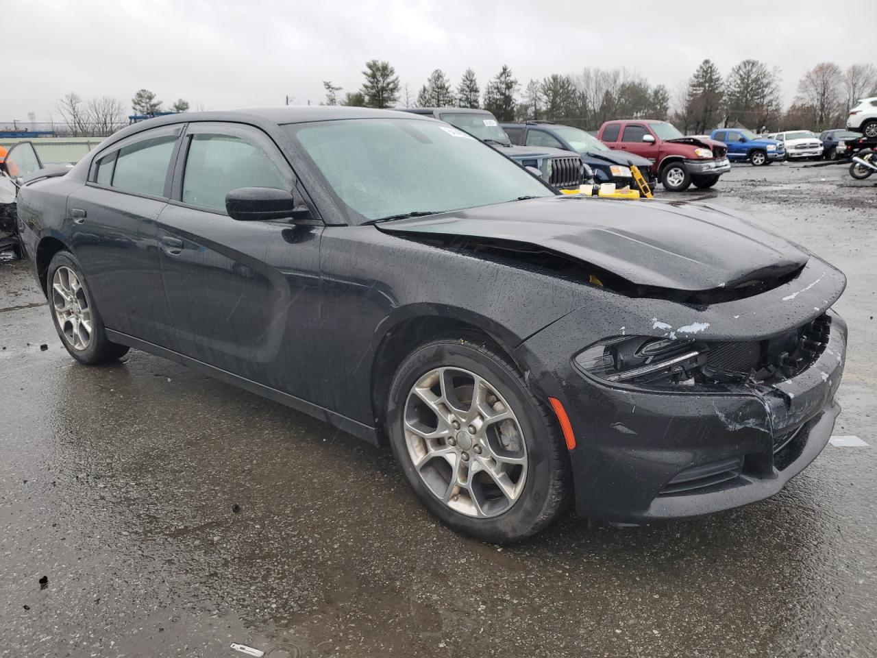 2015 Dodge Charger VIN 2C3CDXFG8FH845153 Copart auction photo, front end damage thumbnail 4