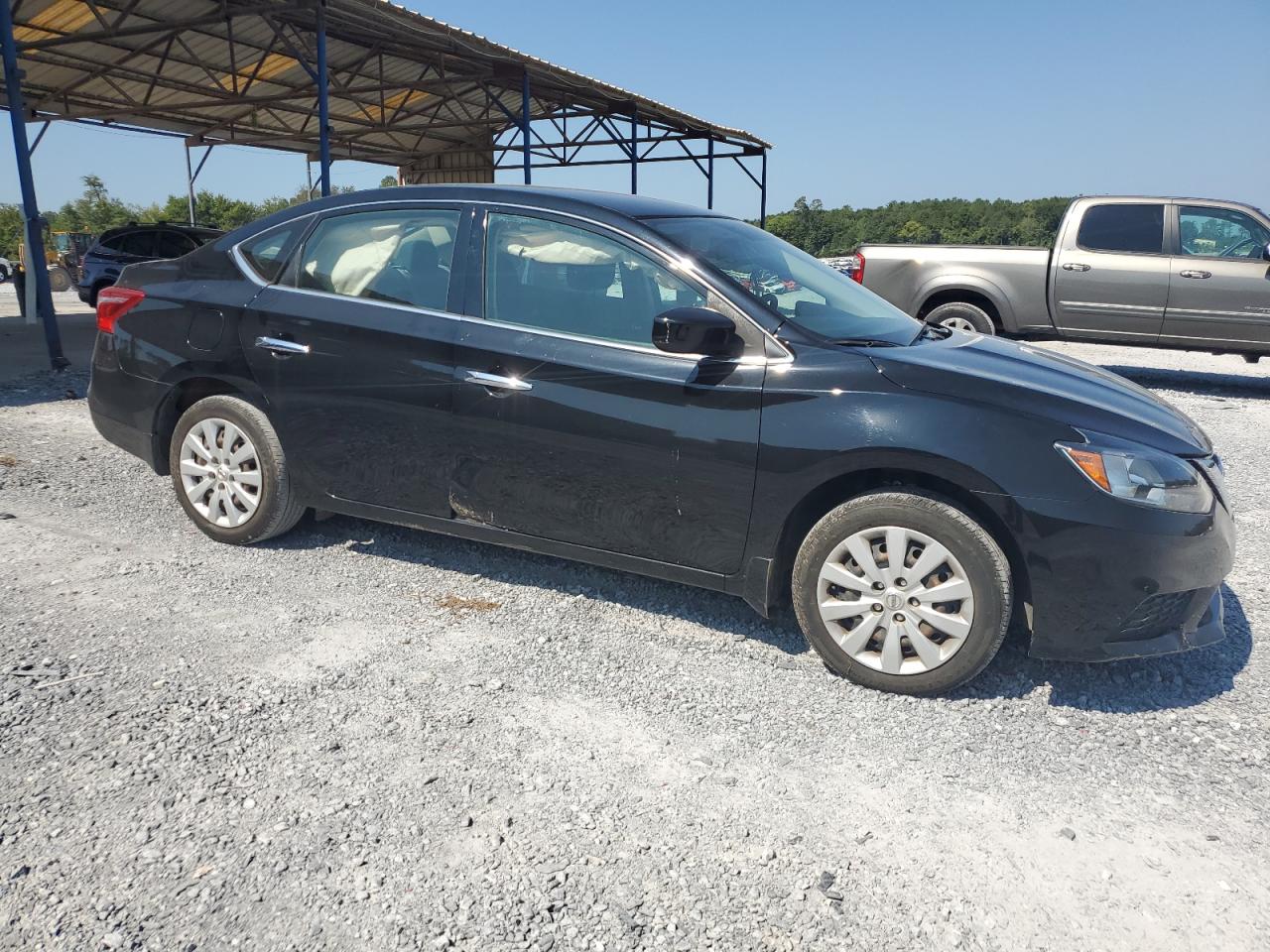 2019 Nissan Sentra VIN 3N1AB7AP5KY439032 Copart auction photo, side / minor dent/scratches damage thumbnail 4