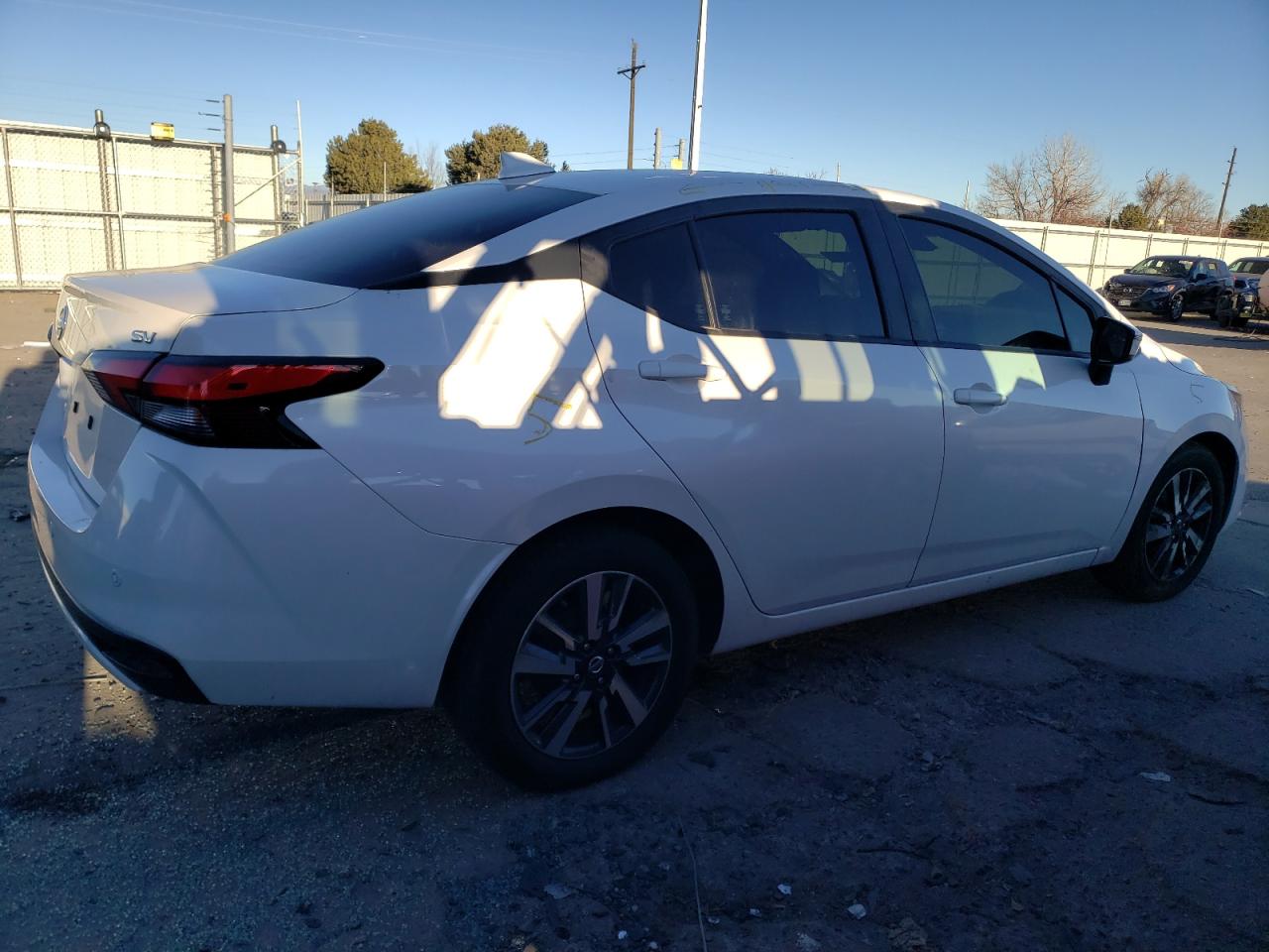 2021 Nissan Versa VIN 3N1CN8EVXML868181 Copart auction photo, rear end / hail damage thumbnail 3