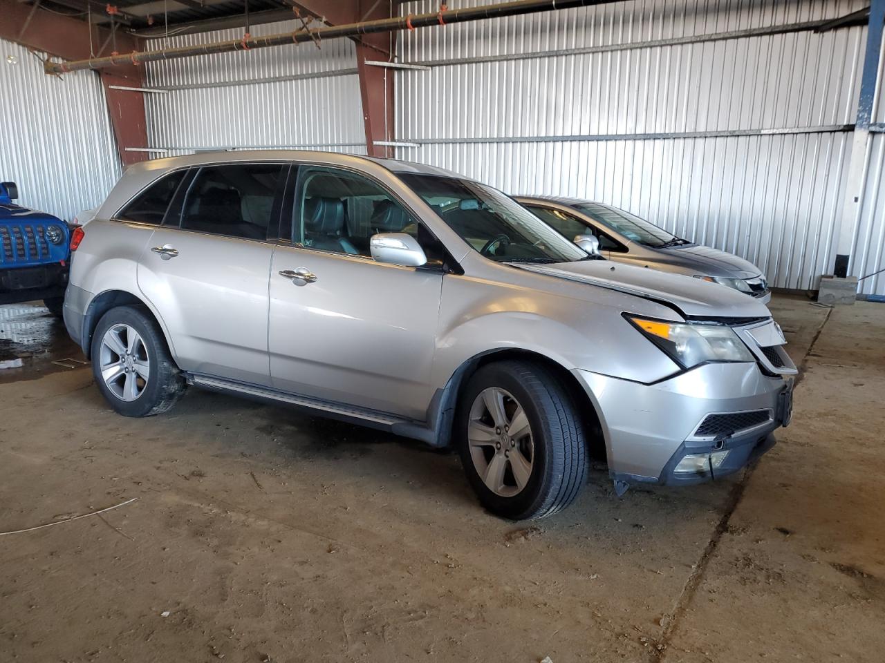 2011 Acura MDX VIN 2HNYD2H62BH517658 Copart auction photo, undercarriage / front end damage thumbnail 4
