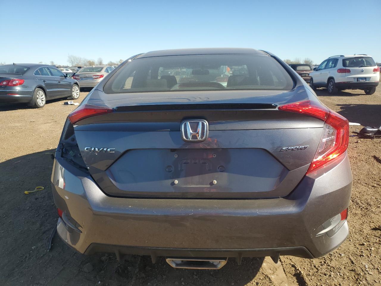 2021 Honda Civic VIN 2HGFC2F88MH558174 Copart auction photo, front end / side damage thumbnail 6