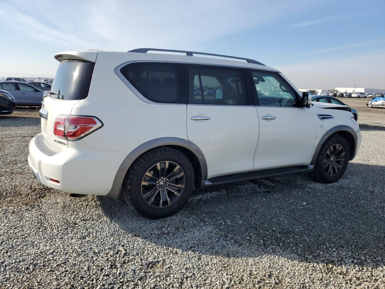 2017 Nissan Armada VIN JN8AY2NC6H9502681 Copart auction photo, front end damage thumbnail 3