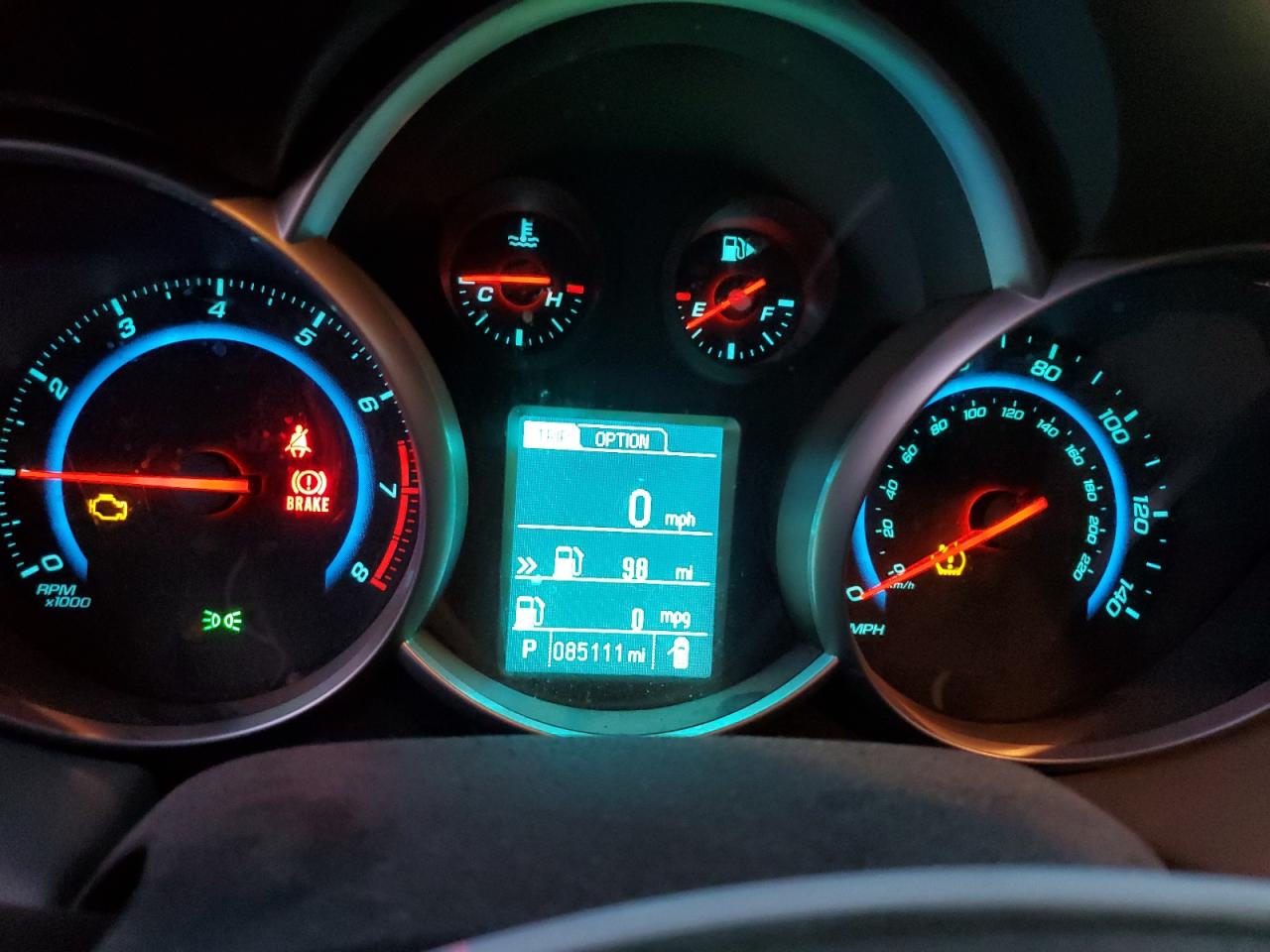2015 Chevrolet Cruze VIN 1G1PA5SG5F7275049 Copart auction photo, normal wear damage thumbnail 9