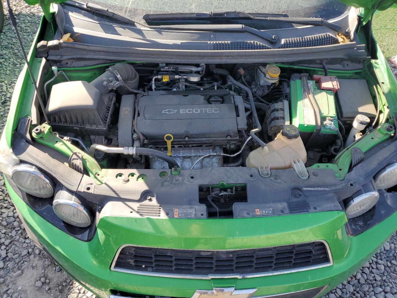 2014 Chevrolet Sonic VIN 1G1JC5SH1E4213687 Copart auction photo, rear end / side damage thumbnail 12