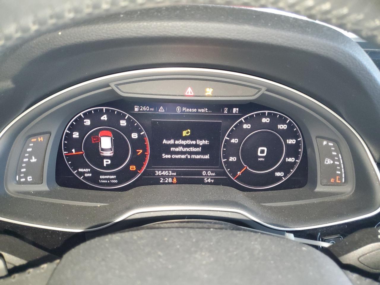 2018 Audi Q7 VIN WA1VAAF71JD011624 Copart auction photo, front end / side damage thumbnail 9