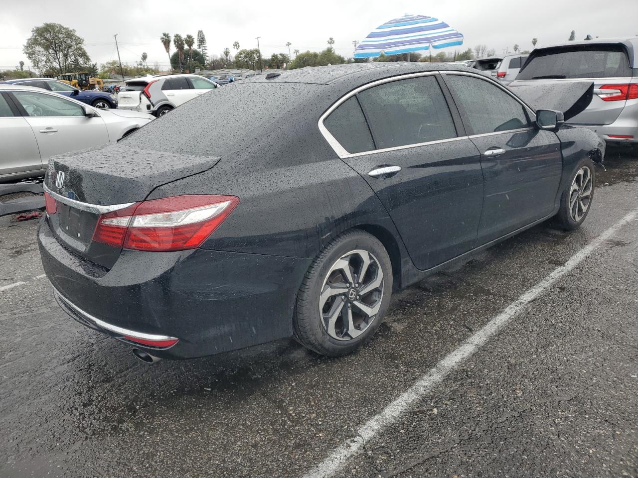 2016 Honda Accord VIN 1HGCR2F01GA079027 Copart auction photo, front end damage thumbnail 3