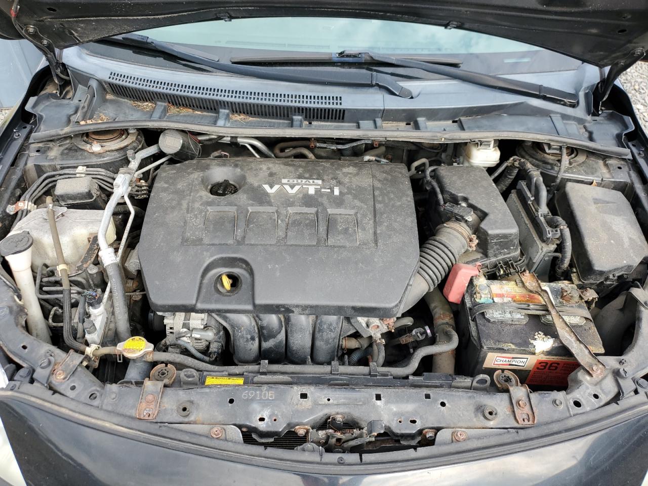 2010 Toyota Corolla VIN 2T1BU4EE2AC298812 Copart auction photo, side damage thumbnail 11