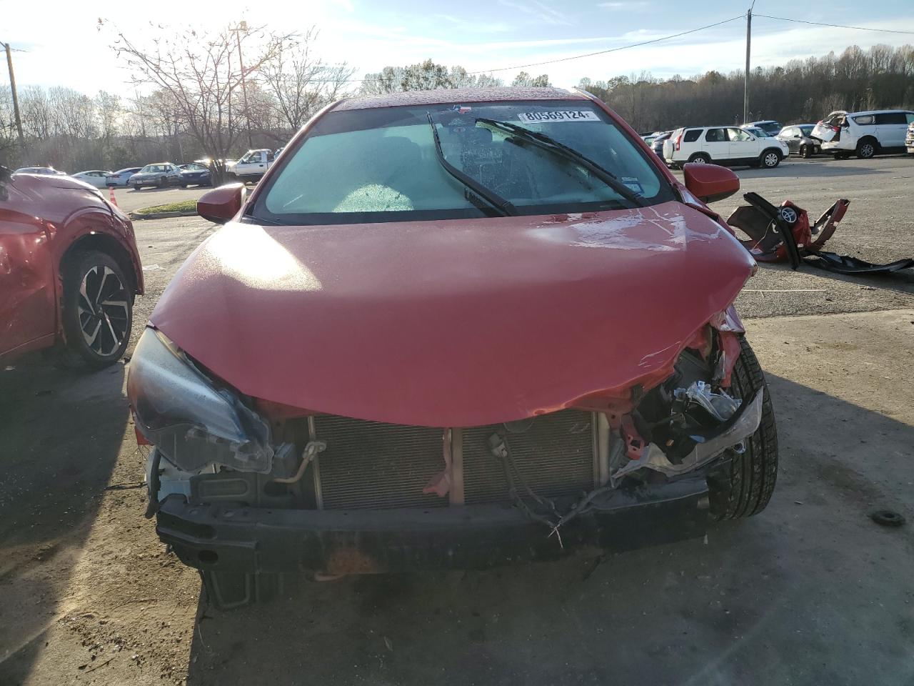 2017 Toyota Corolla VIN 5YFBURHE9HP628691 Copart auction photo, front end damage thumbnail 5