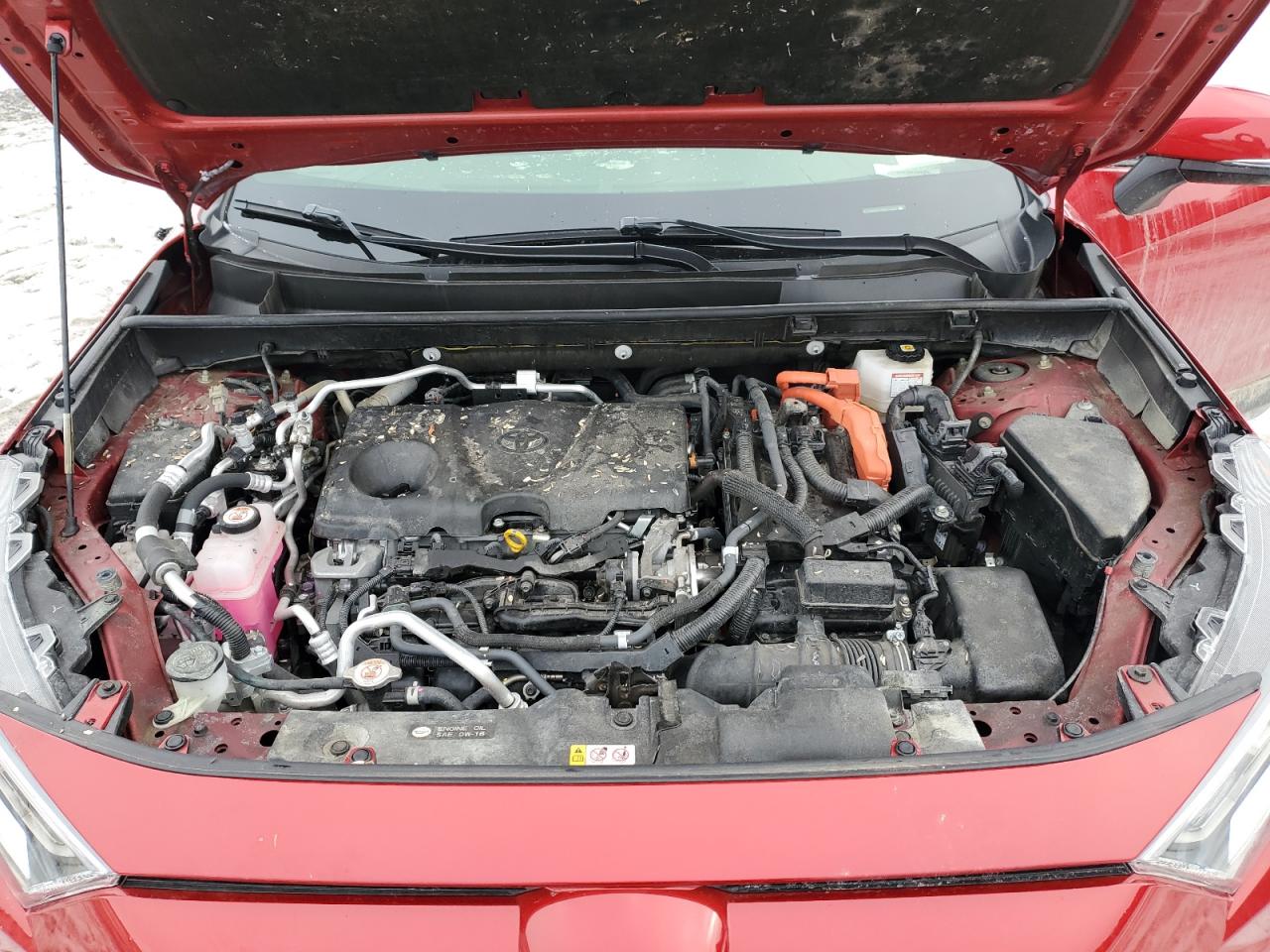 2021 Toyota RAV 4 VIN JTMAB3FVXMD012285 Copart auction photo, rollover damage thumbnail 13