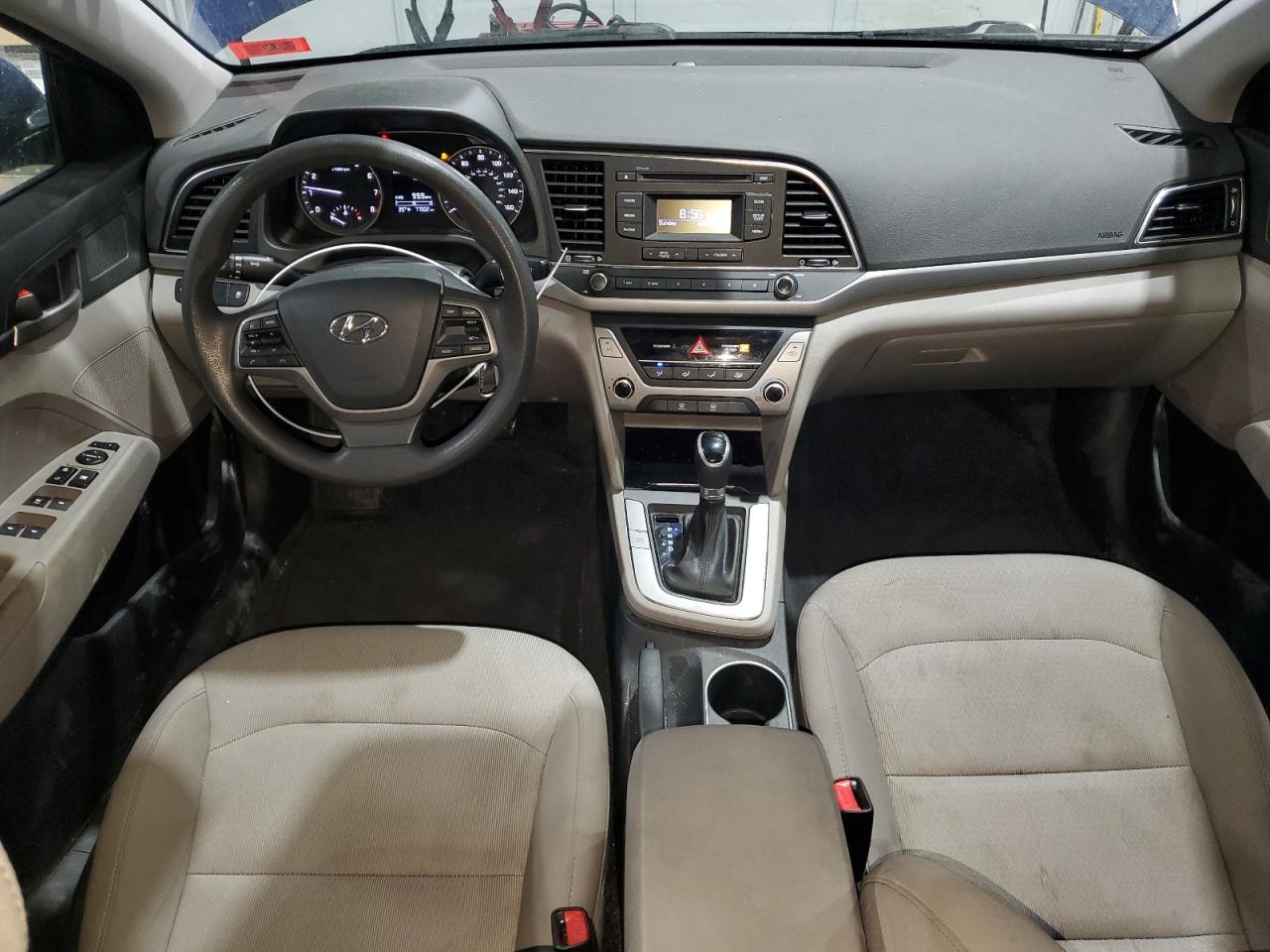 2018 Hyundai Elantra VIN 5NPD74LF4JH215051 Copart auction photo, side / rear end damage thumbnail 8