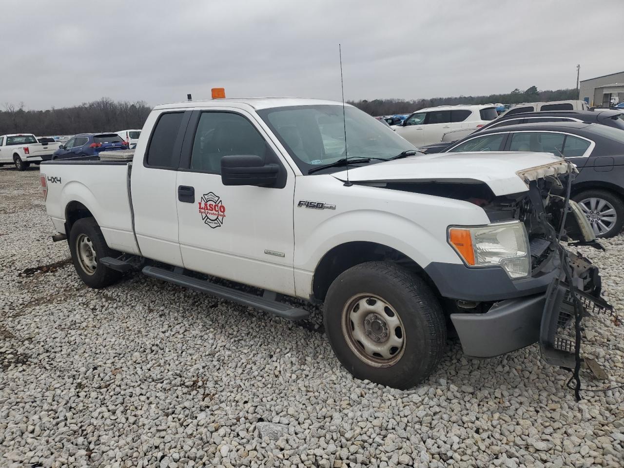 2013 Ford F-150 VIN 1FTFX1ET1DKE06345 Copart auction photo, front end / all over damage thumbnail 4