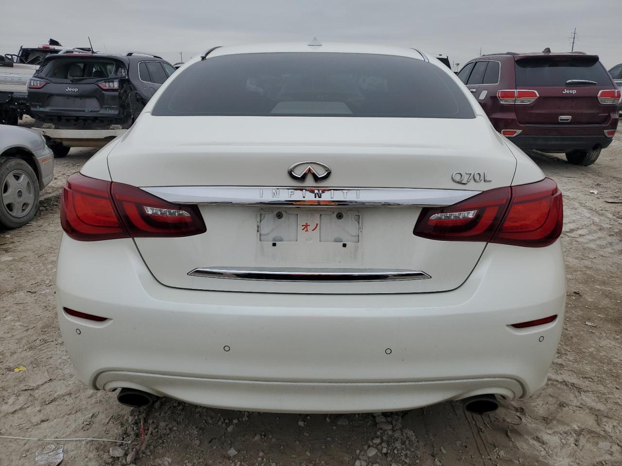 2018 Infiniti Q70 VIN JN1BY1PP1JM330432 Copart auction photo, front end damage thumbnail 6