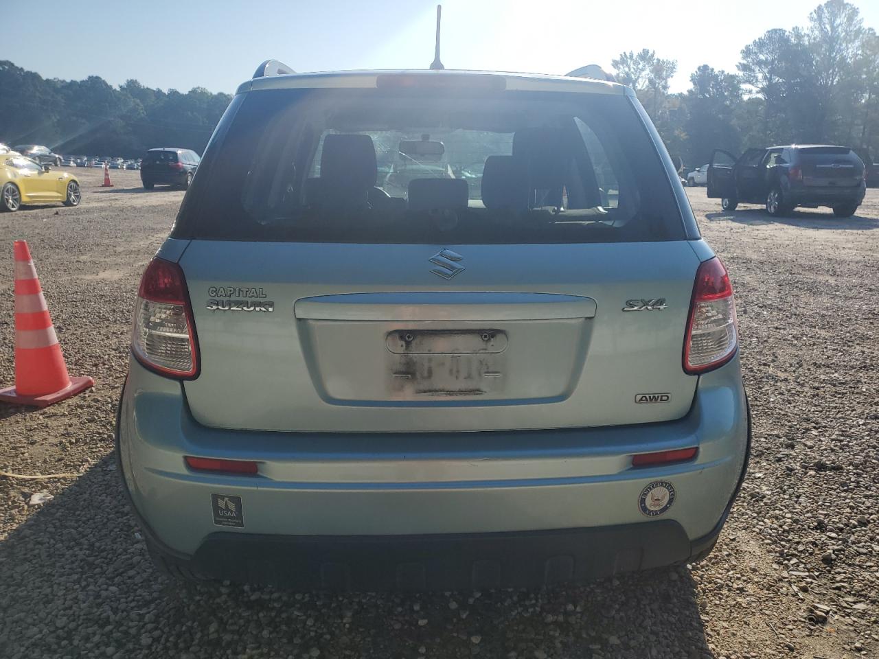2009 Suzuki SX4 VIN JS2YB413095102529 Copart auction photo, all over damage thumbnail 6