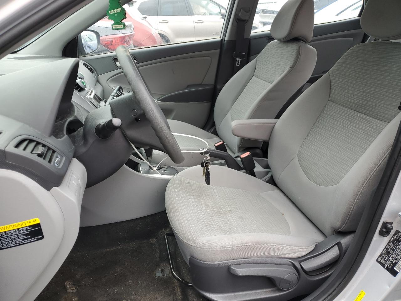 2016 Hyundai Accent VIN KMHCT4AE1GU051611 Copart auction photo, front end / side damage thumbnail 7