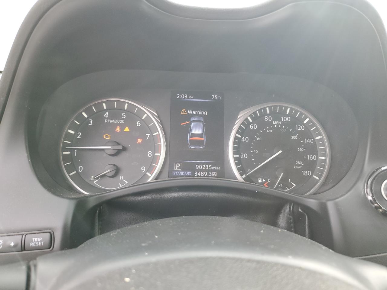2018 Infiniti Q50 VIN JN1EV7AP0JM590628 Copart auction photo, rear end / front end damage thumbnail 9