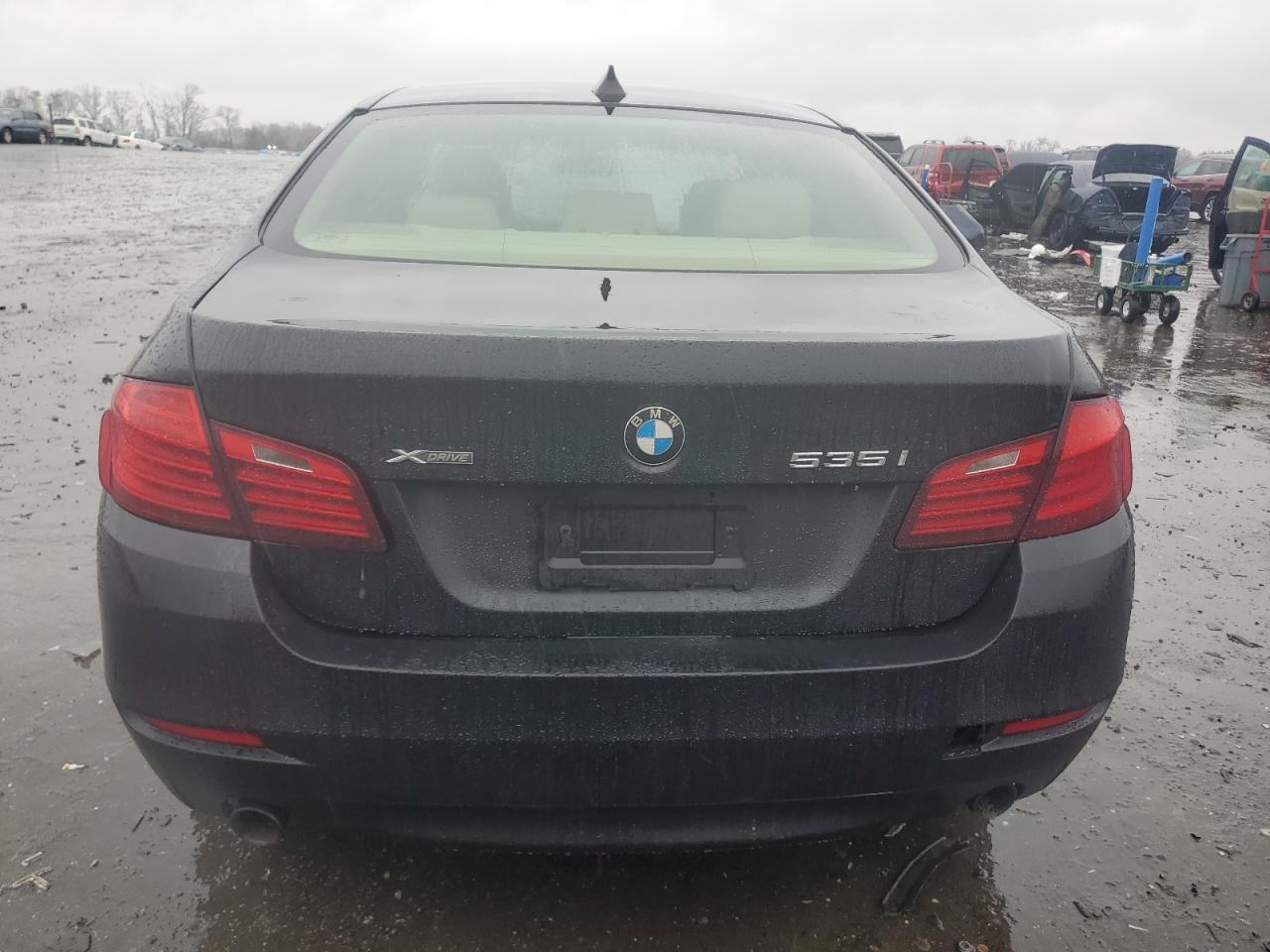 2014 BMW 5er VIN WBA5B3C5XED538128 Copart auction photo, mechanical / minor dent/scratches damage thumbnail 6