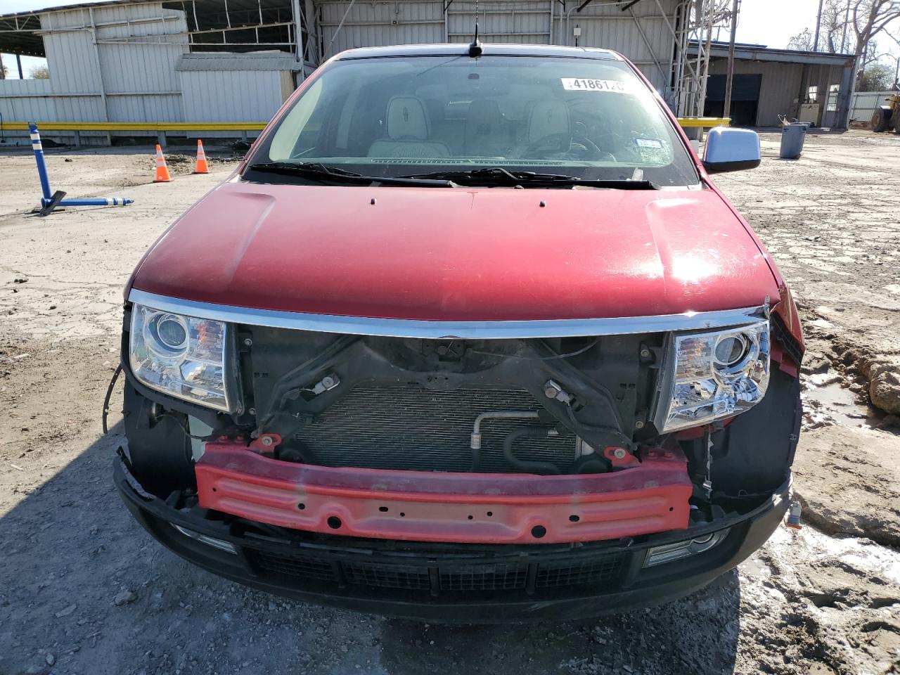 2010 Lincoln MKX VIN 2LMDJ8JC2ABJ31128 Copart auction photo, front end damage thumbnail 5