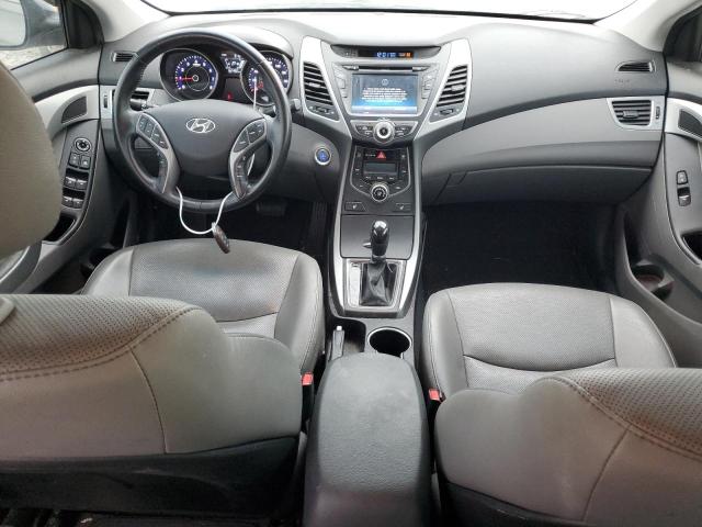 2015 Hyundai Elantra VIN 5NPDH4AE3FH574874 Copart auction photo, rear end / front end damage thumbnail 8