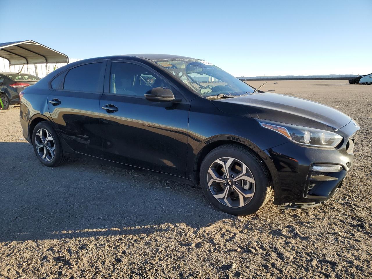 2021 KIA Forte VIN 3KPF24AD5ME302877 Copart auction photo, all over damage thumbnail 4