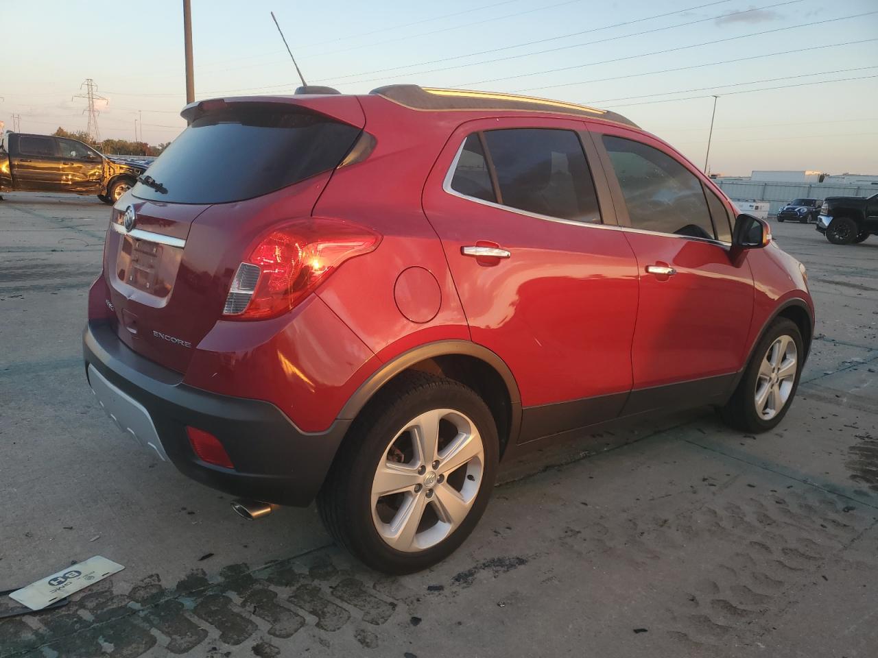 2016 Buick Encore VIN KL4CJBSB4GB544224 Copart auction photo, hail / minor dent/scratches damage thumbnail 3